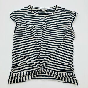 Lucky brand | twist striped top | size medium